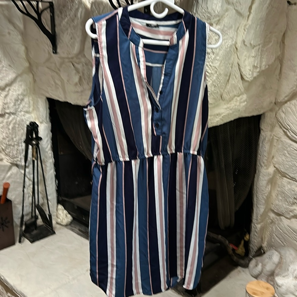 XL Rue 21 striped tank dress